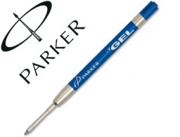 Recambio Parker bolígrafo 0,7mm. tinta gel azul